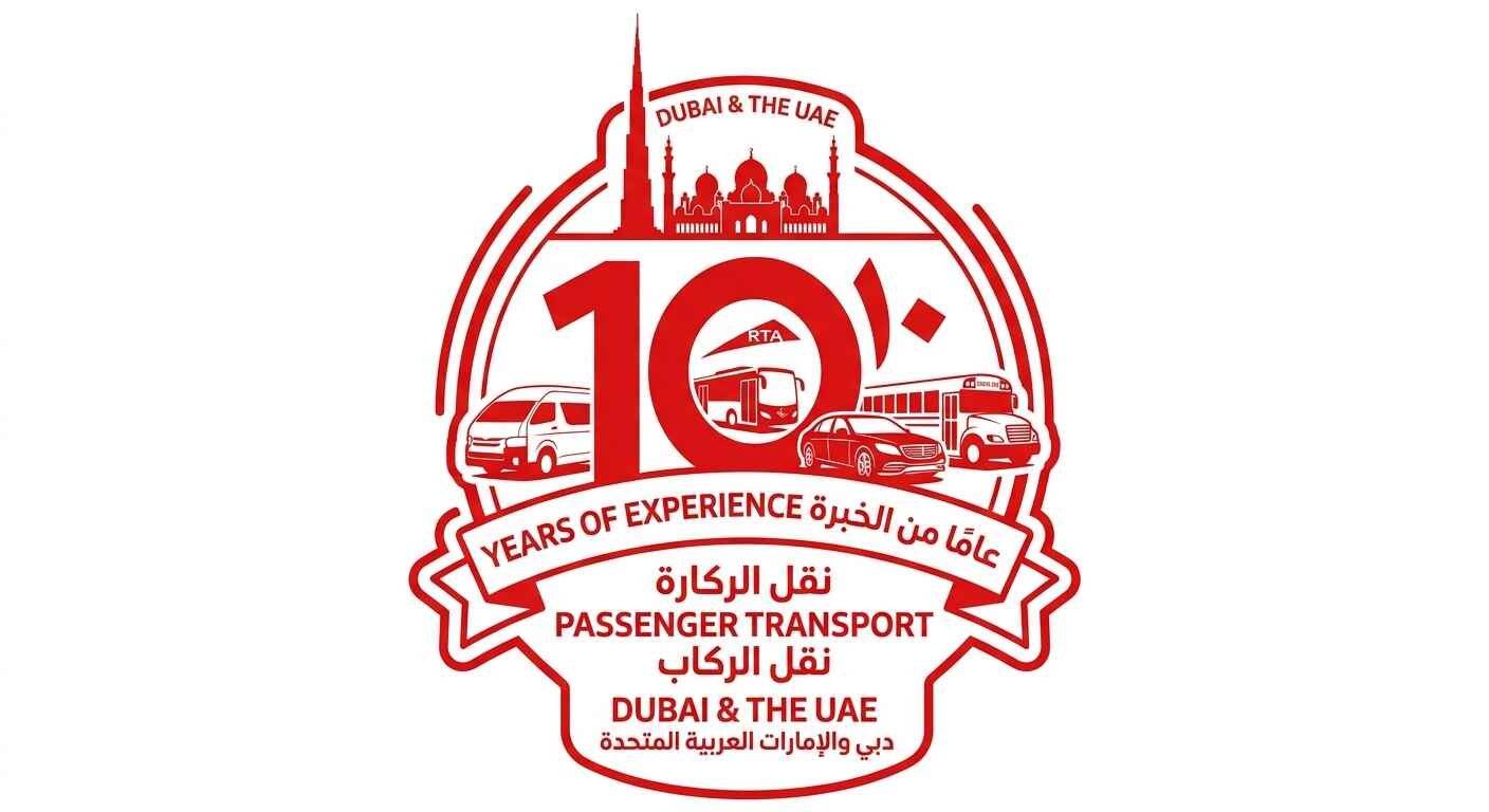 10 years of experience in passenger transport in Dubai and the UAE.